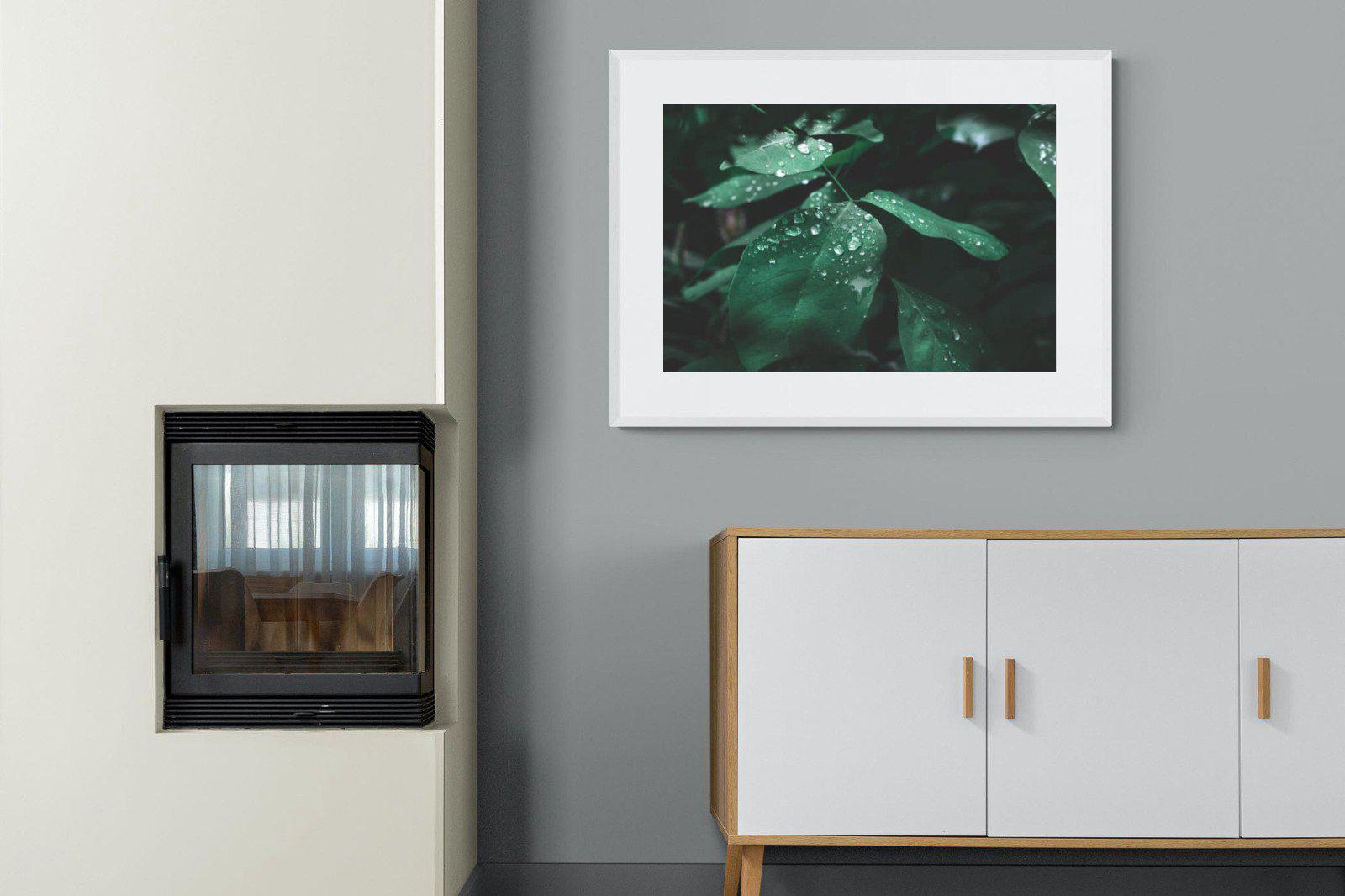 Droplet-Wall_Art-100 x 75cm-Framed Print-White-Pixalot