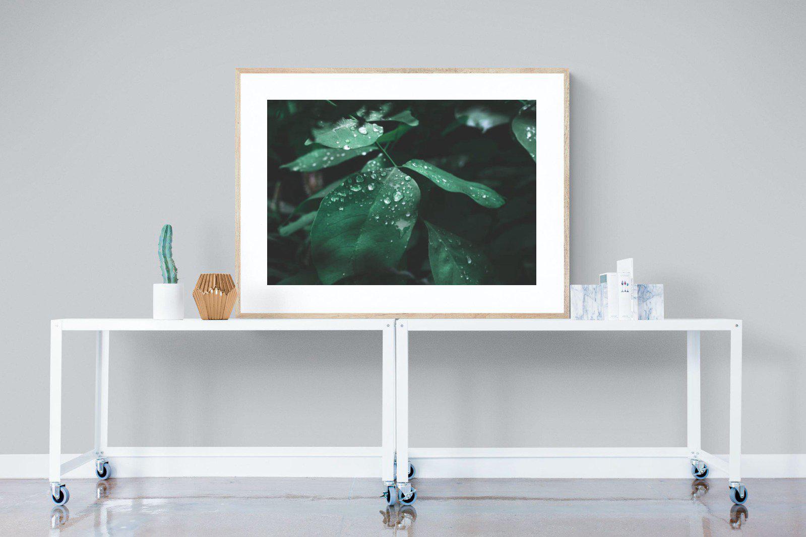 Droplet-Wall_Art-120 x 90cm-Framed Print-Wood-Pixalot