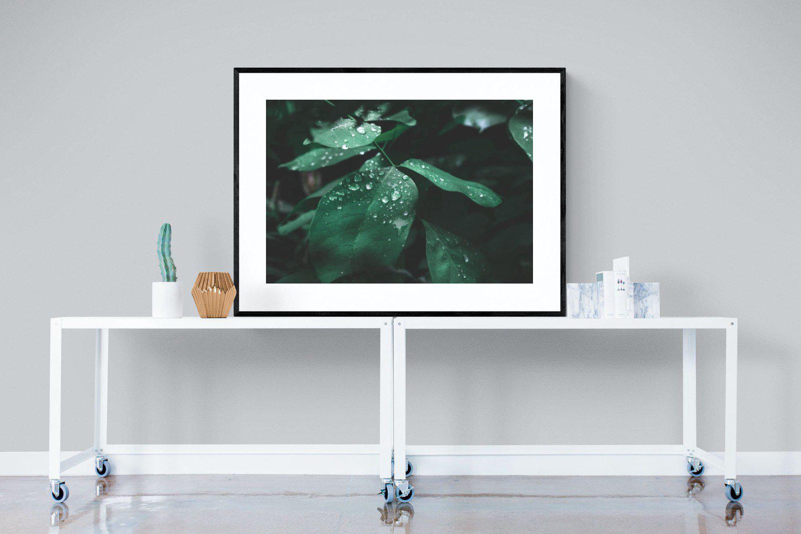 Droplet-Wall_Art-120 x 90cm-Framed Print-Black-Pixalot