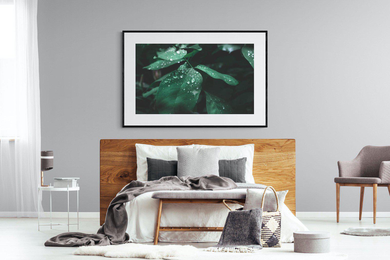 Droplet-Wall_Art-150 x 100cm-Framed Print-Black-Pixalot