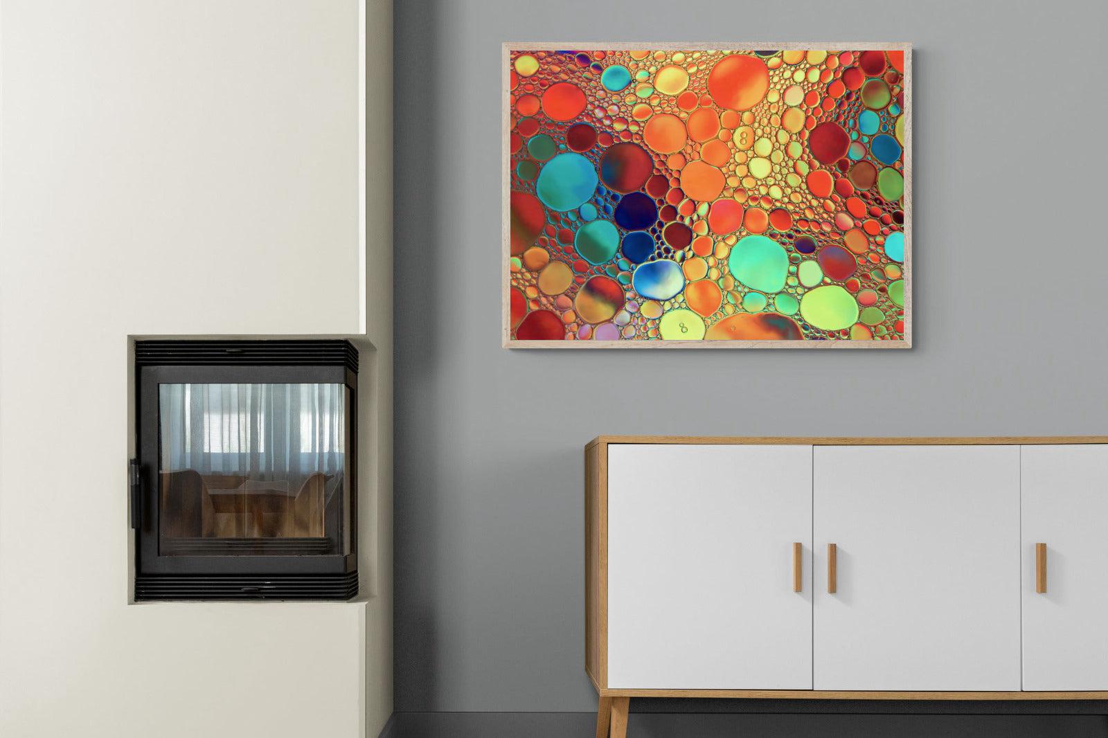 Drops of Colour-Wall_Art-100 x 75cm-Mounted Canvas-Wood-Pixalot