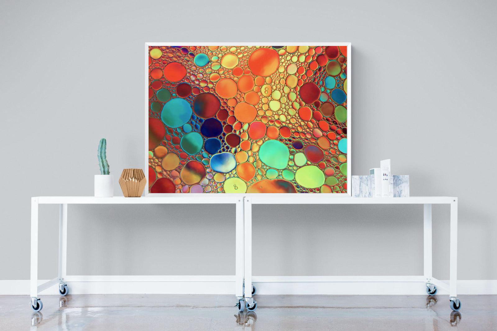 Drops of Colour-Wall_Art-120 x 90cm-Mounted Canvas-White-Pixalot