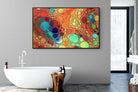 Drops of Colour-Wall_Art-180 x 110cm-Mounted Canvas-Black-Pixalot