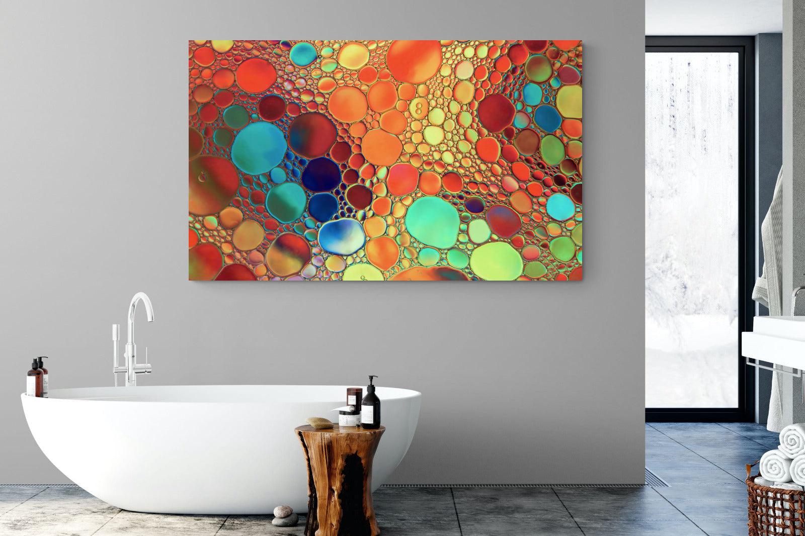 Drops of Colour-Wall_Art-180 x 110cm-Mounted Canvas-No Frame-Pixalot