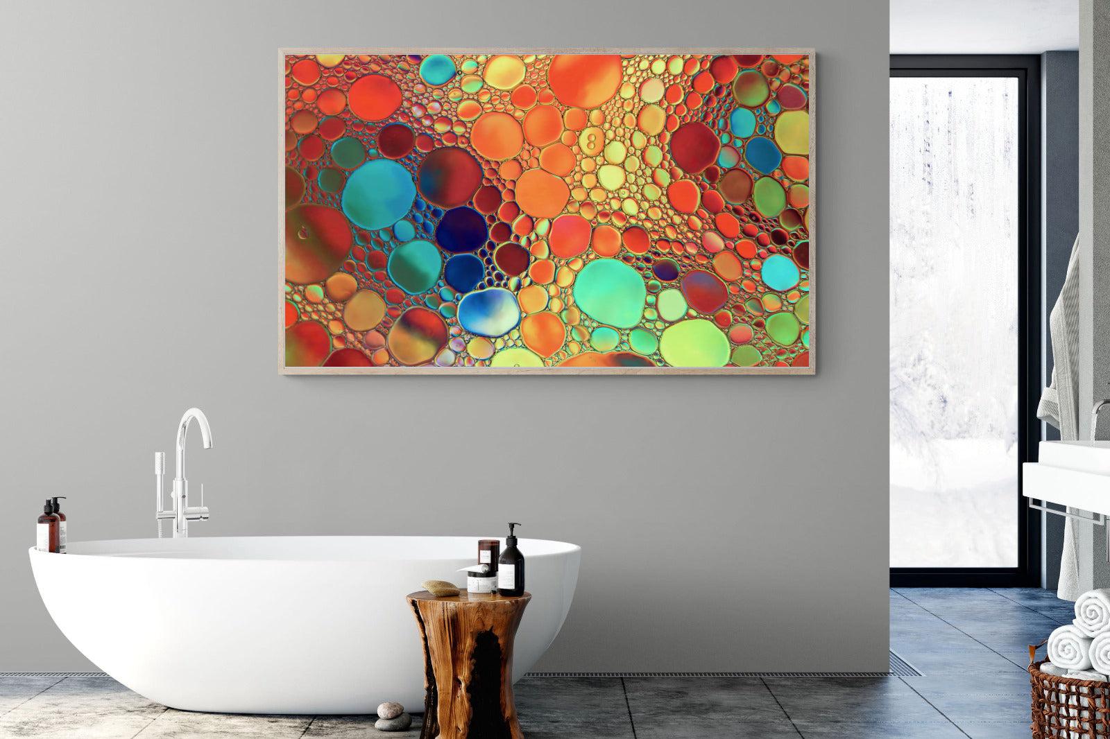 Drops of Colour-Wall_Art-180 x 110cm-Mounted Canvas-Wood-Pixalot