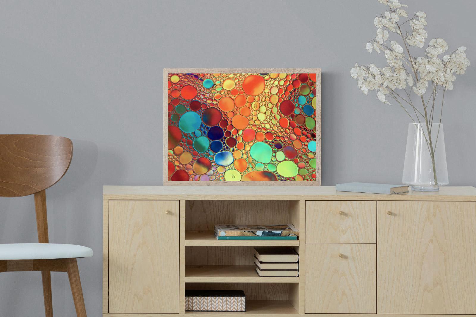Drops of Colour-Wall_Art-60 x 45cm-Mounted Canvas-Wood-Pixalot