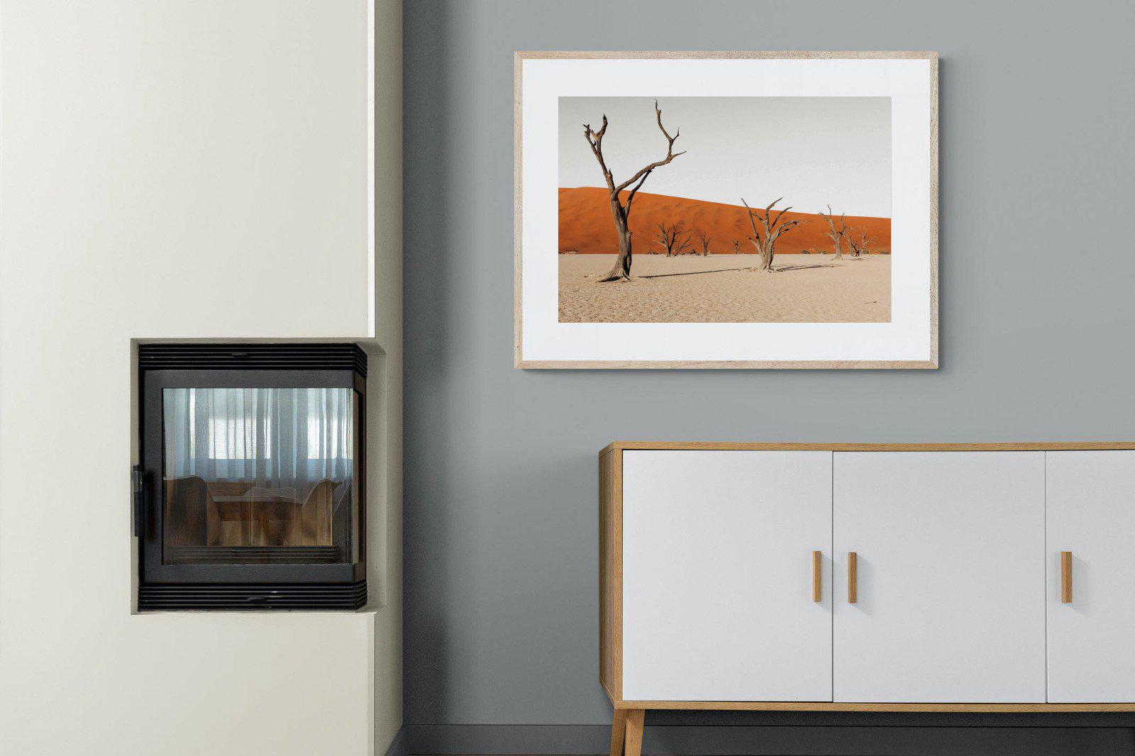 Dry Land-Wall_Art-100 x 75cm-Framed Print-Wood-Pixalot