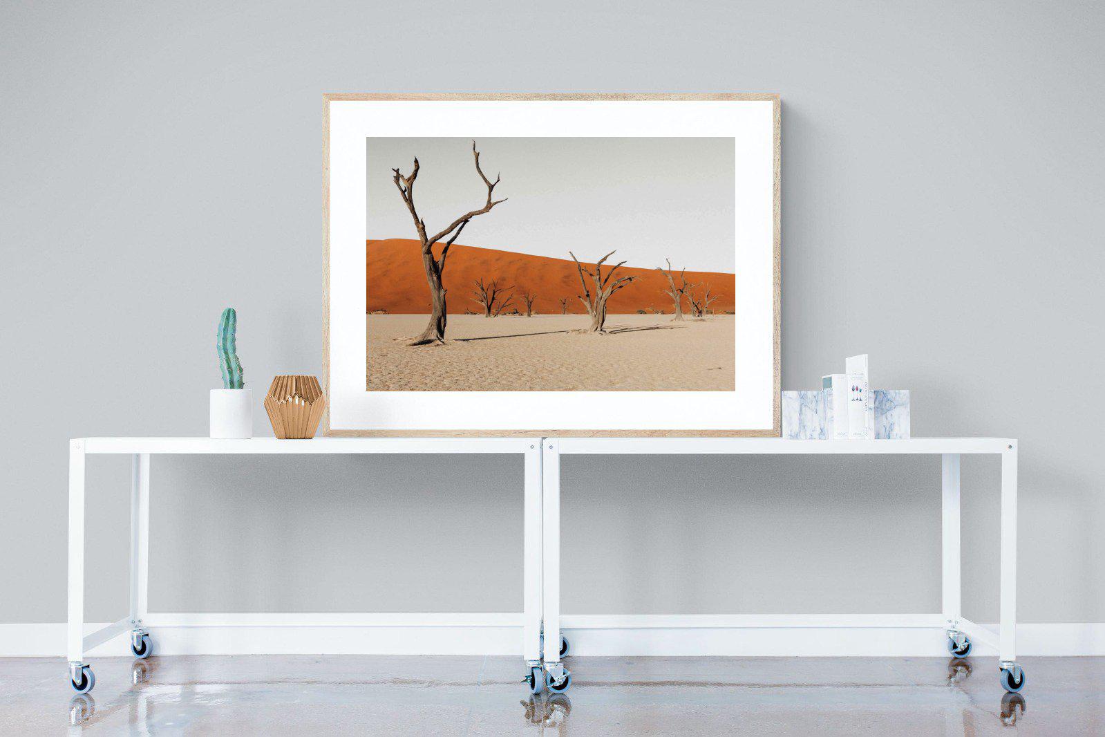 Dry Land-Wall_Art-120 x 90cm-Framed Print-Wood-Pixalot