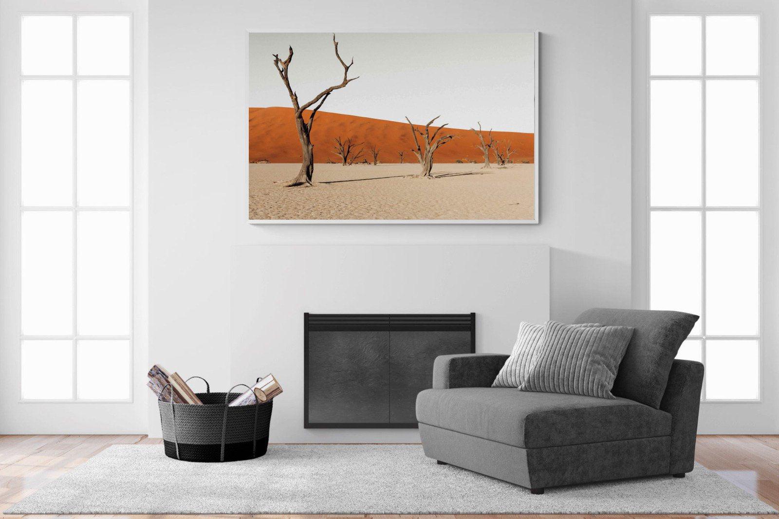 Dry Land-Wall_Art-150 x 100cm-Mounted Canvas-White-Pixalot