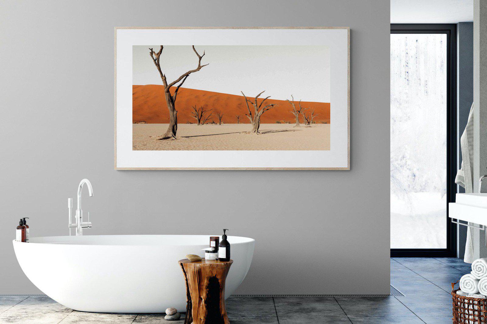 Dry Land-Wall_Art-180 x 110cm-Framed Print-Wood-Pixalot
