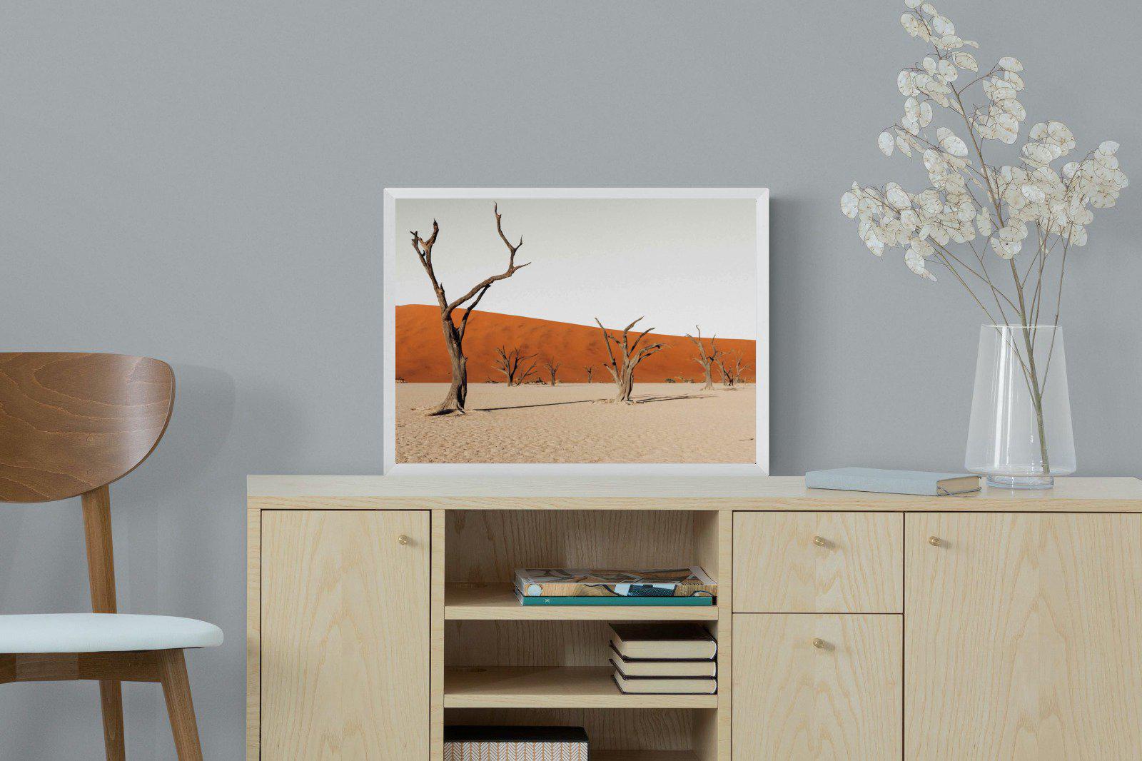 Dry Land-Wall_Art-60 x 45cm-Mounted Canvas-White-Pixalot