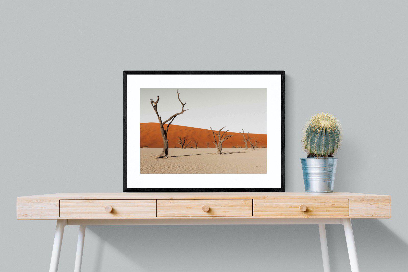 Dry Land-Wall_Art-80 x 60cm-Framed Print-Black-Pixalot