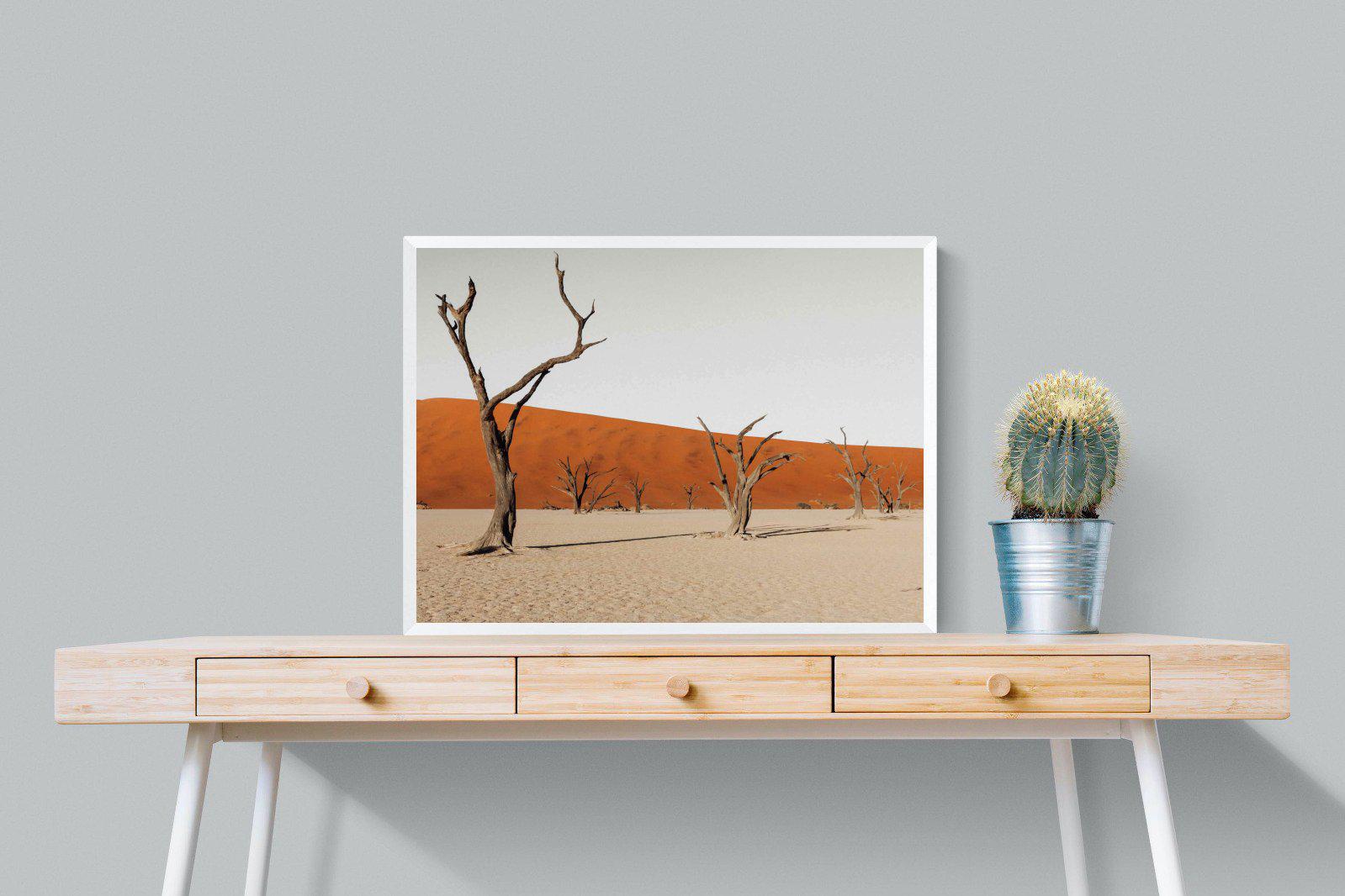 Dry Land-Wall_Art-80 x 60cm-Mounted Canvas-White-Pixalot