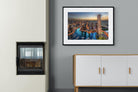 Dubai Colours-Wall_Art-100 x 75cm-Framed Print-Black-Pixalot