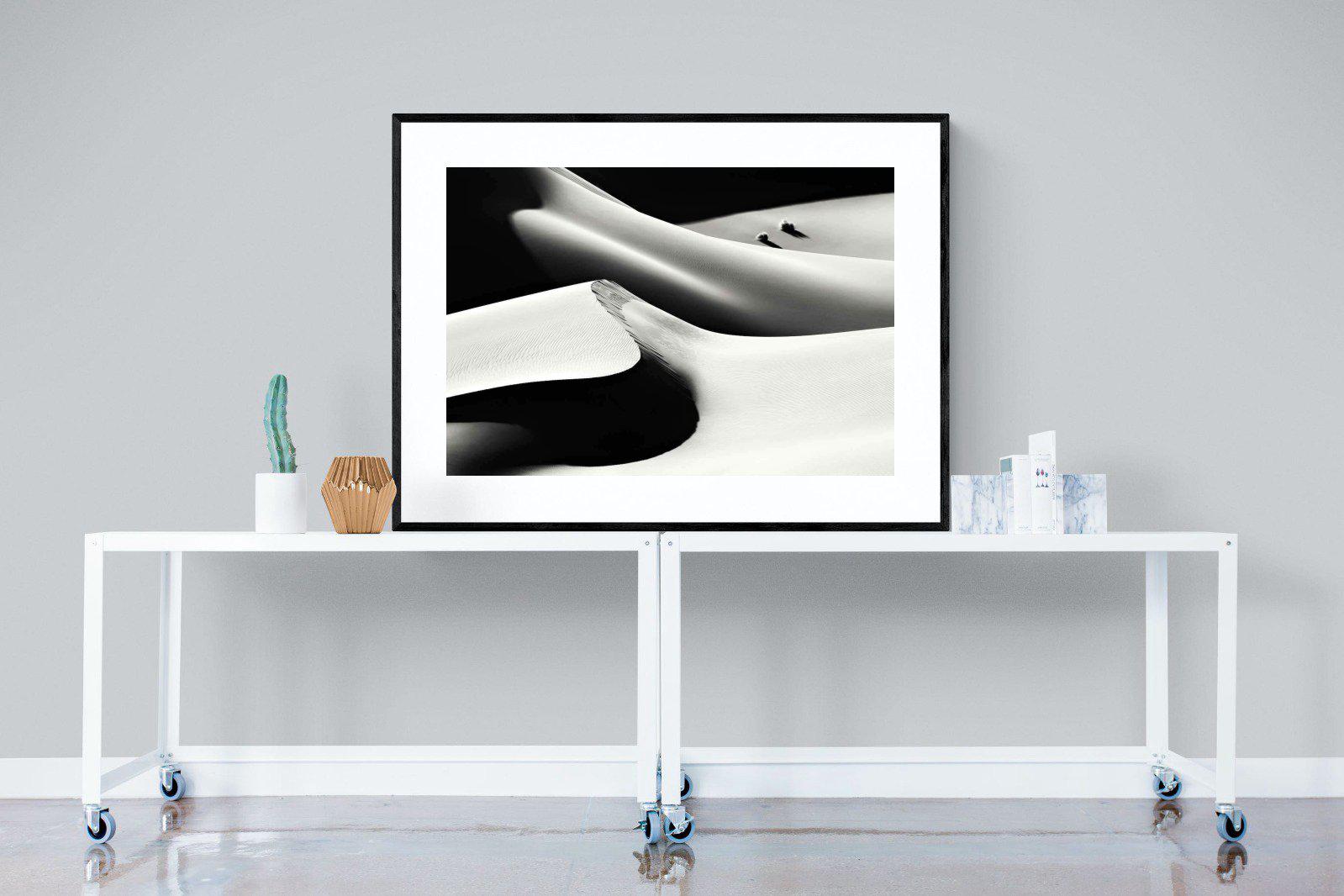Dunes-Wall_Art-120 x 90cm-Framed Print-Black-Pixalot