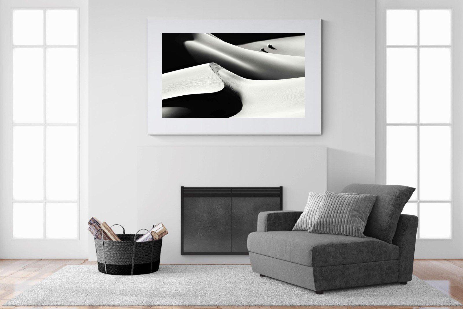 Dunes-Wall_Art-150 x 100cm-Framed Print-White-Pixalot