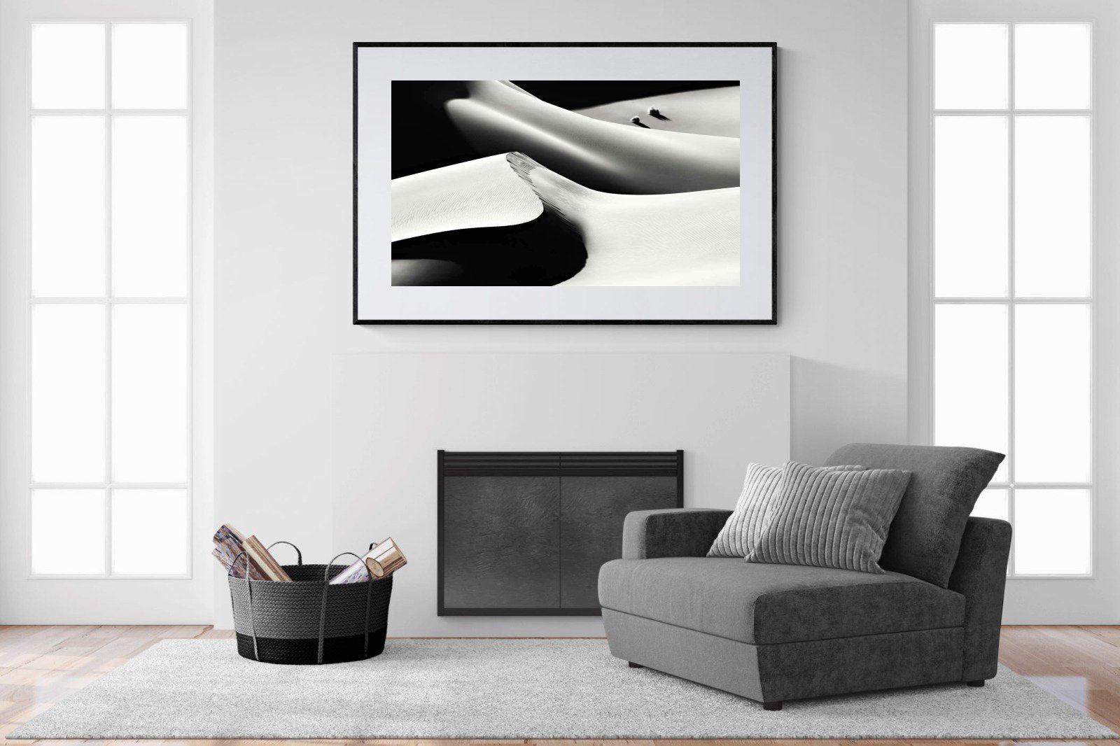 Dunes-Wall_Art-150 x 100cm-Framed Print-Black-Pixalot
