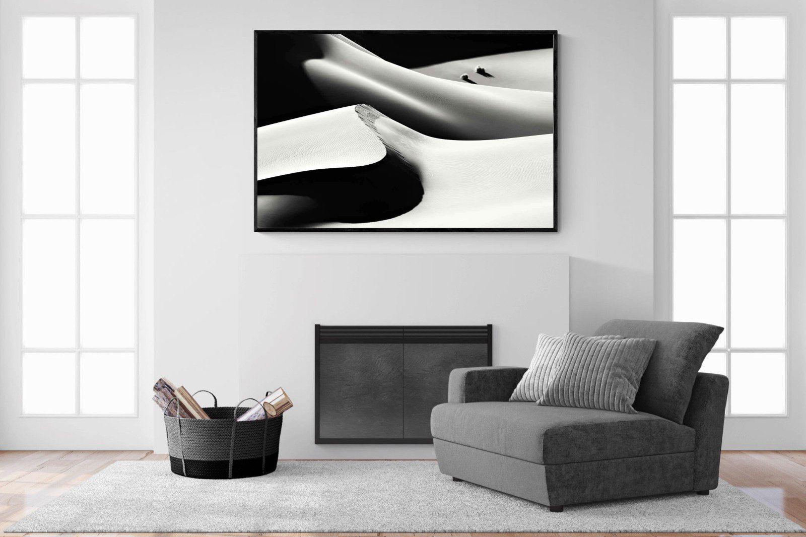 Dunes-Wall_Art-150 x 100cm-Mounted Canvas-Black-Pixalot