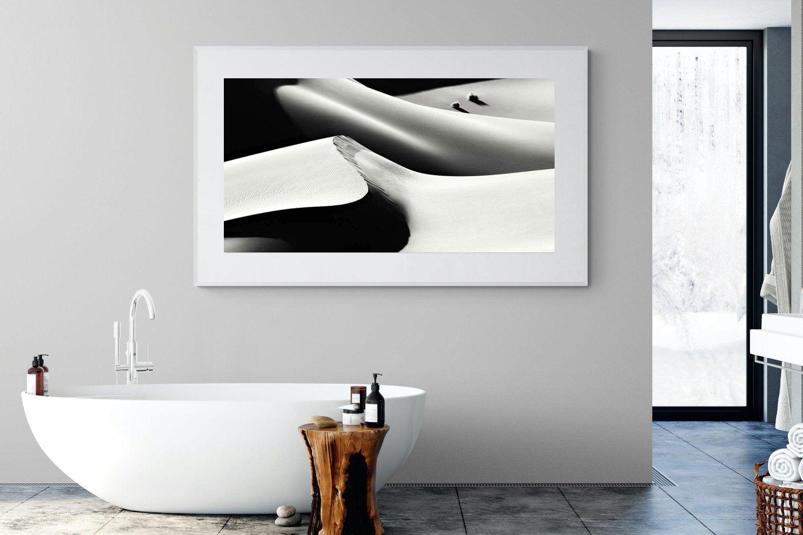 Dunes-Wall_Art-180 x 110cm-Framed Print-White-Pixalot
