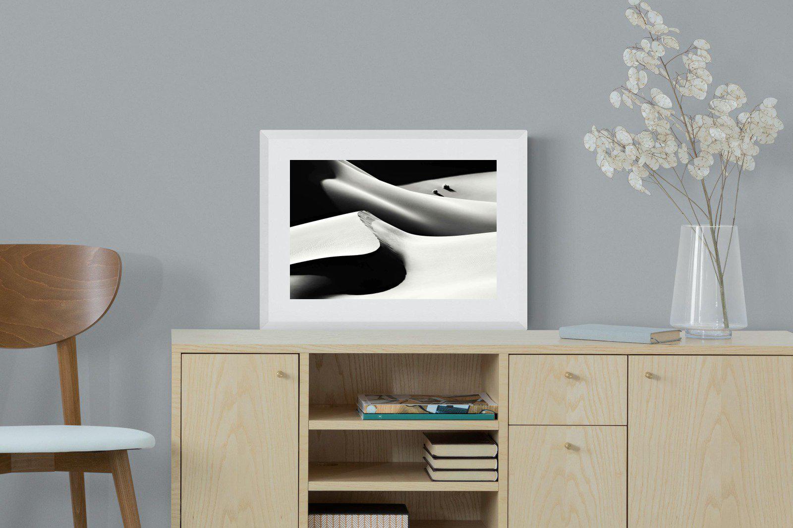 Dunes-Wall_Art-60 x 45cm-Framed Print-White-Pixalot