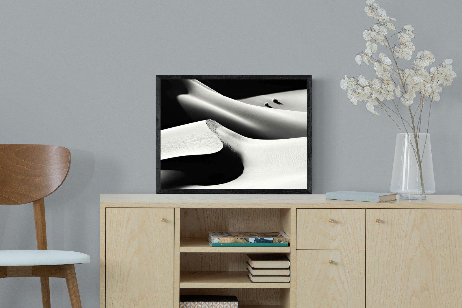 Dunes-Wall_Art-60 x 45cm-Mounted Canvas-Black-Pixalot