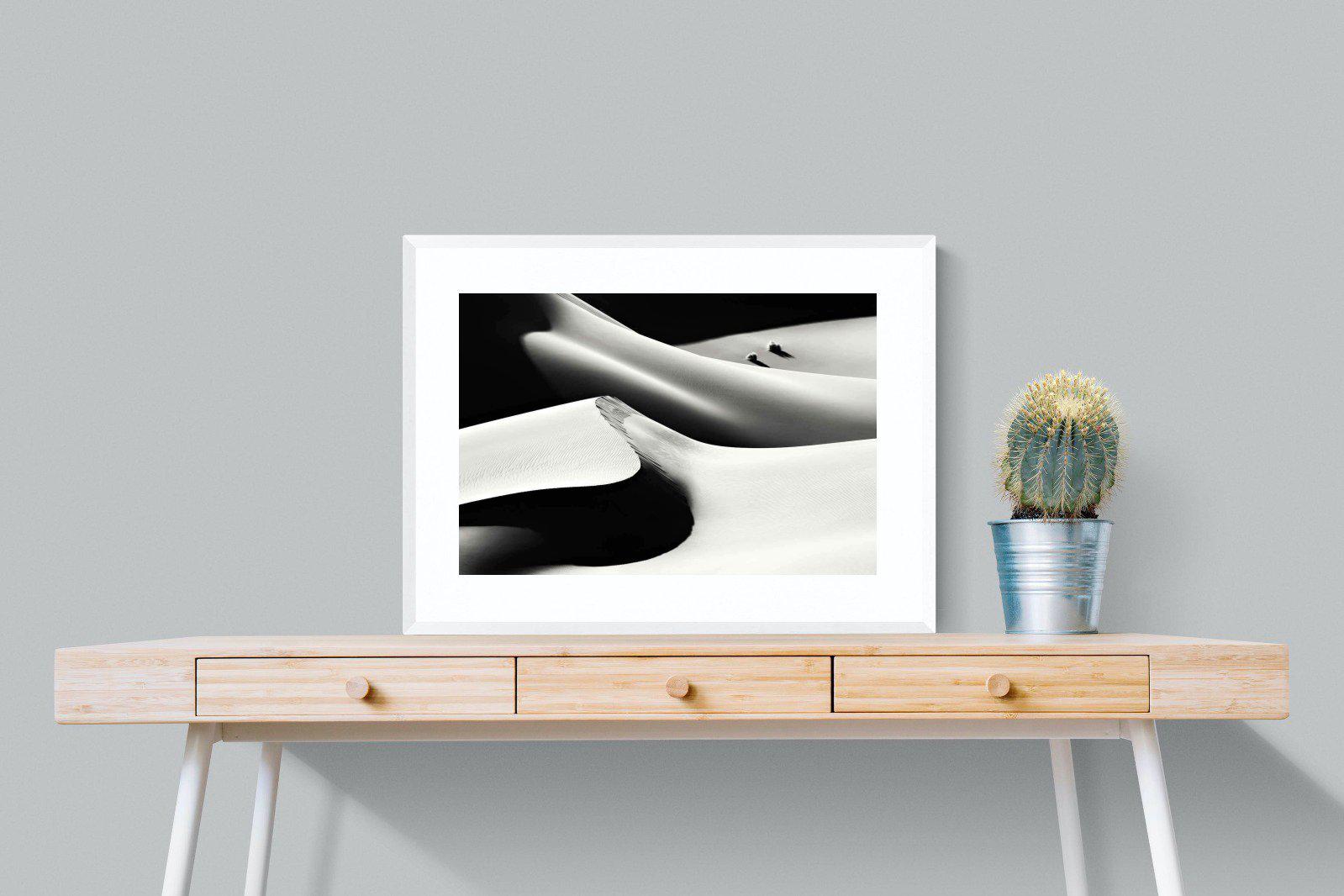 Dunes-Wall_Art-80 x 60cm-Framed Print-White-Pixalot