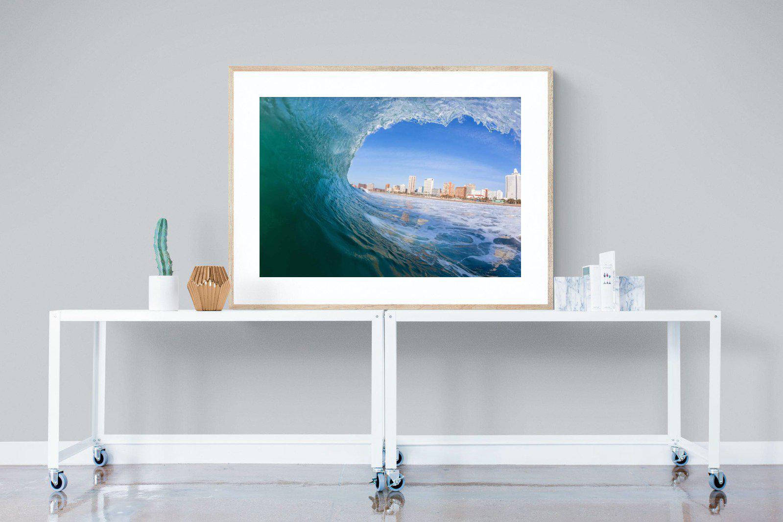 Durban-Wall_Art-120 x 90cm-Framed Print-Wood-Pixalot