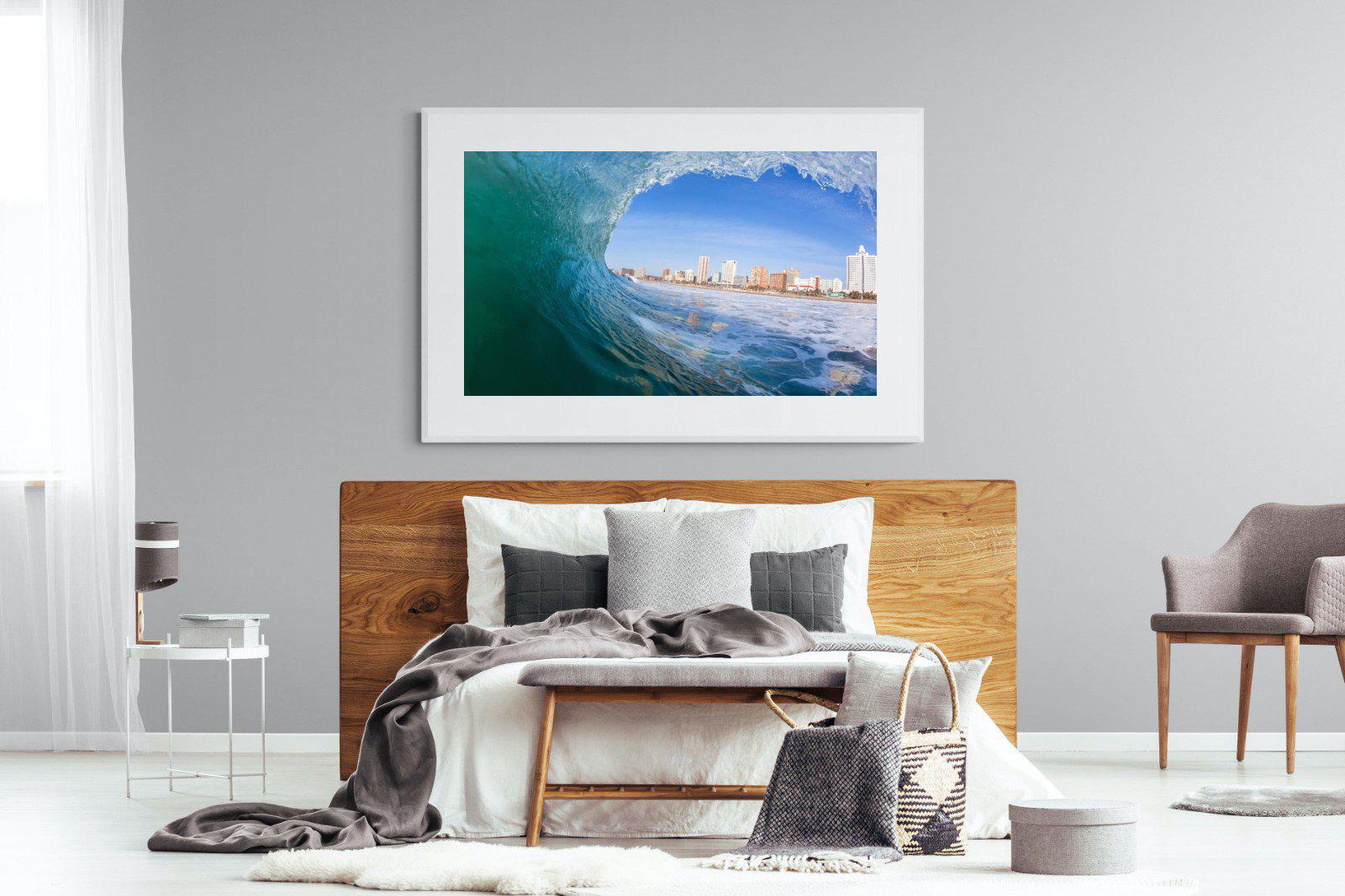 Durban-Wall_Art-150 x 100cm-Framed Print-White-Pixalot