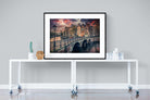 Dusky Amsterdam-Wall_Art-120 x 90cm-Framed Print-Black-Pixalot