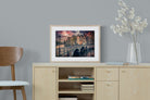 Dusky Amsterdam-Wall_Art-60 x 45cm-Framed Print-Wood-Pixalot
