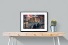 Dusky Amsterdam-Wall_Art-80 x 60cm-Framed Print-Black-Pixalot