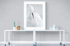 Egret-Wall_Art-90 x 120cm-Framed Print-White-Pixalot
