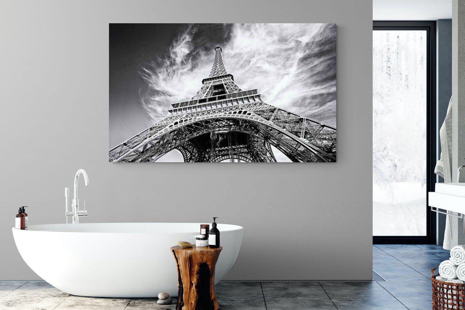 Eiffel Tower-Wall_Art-180 x 110cm-Mounted Canvas-No Frame-Pixalot