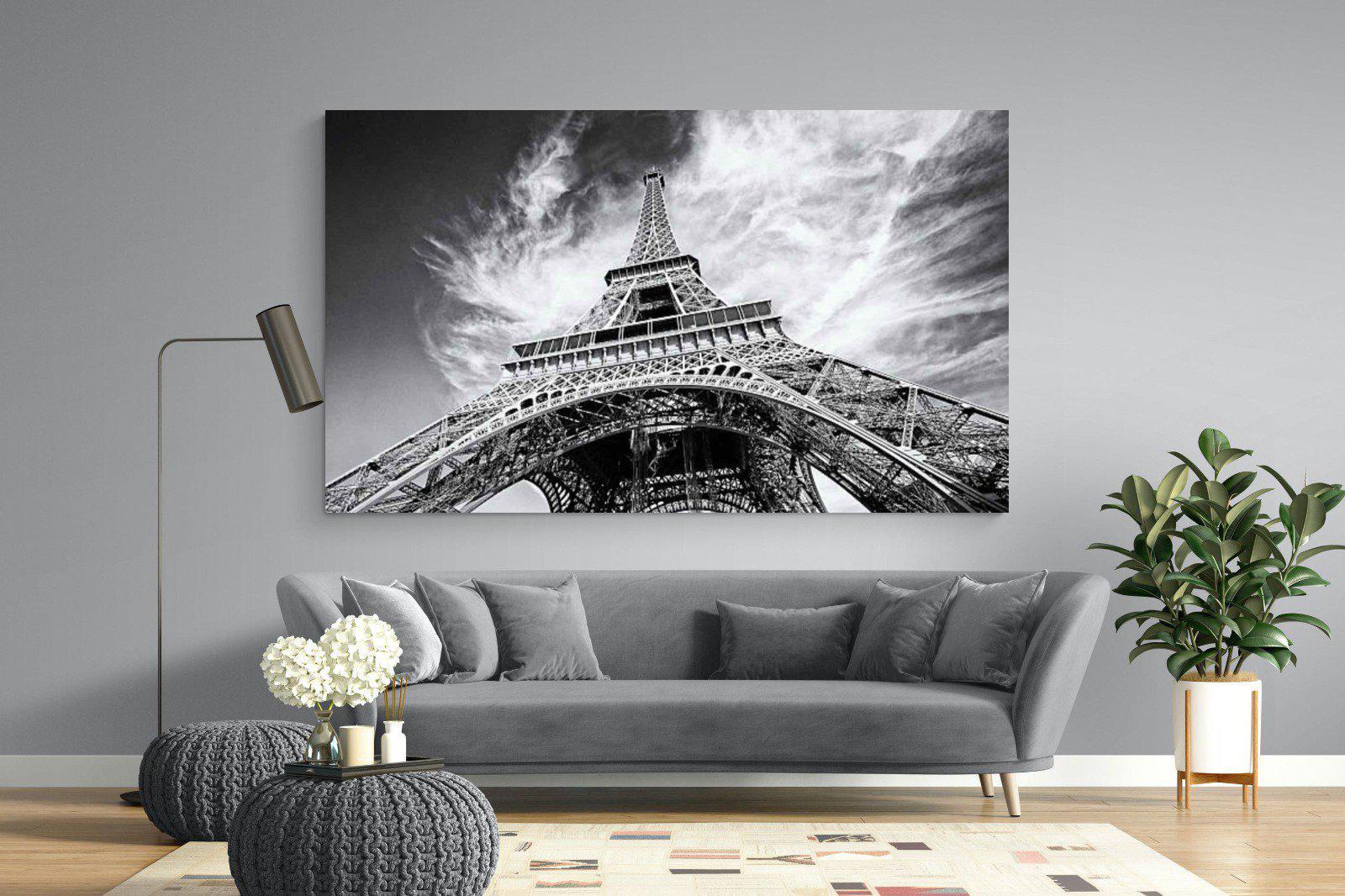 Eiffel Tower-Wall_Art-220 x 130cm-Mounted Canvas-No Frame-Pixalot