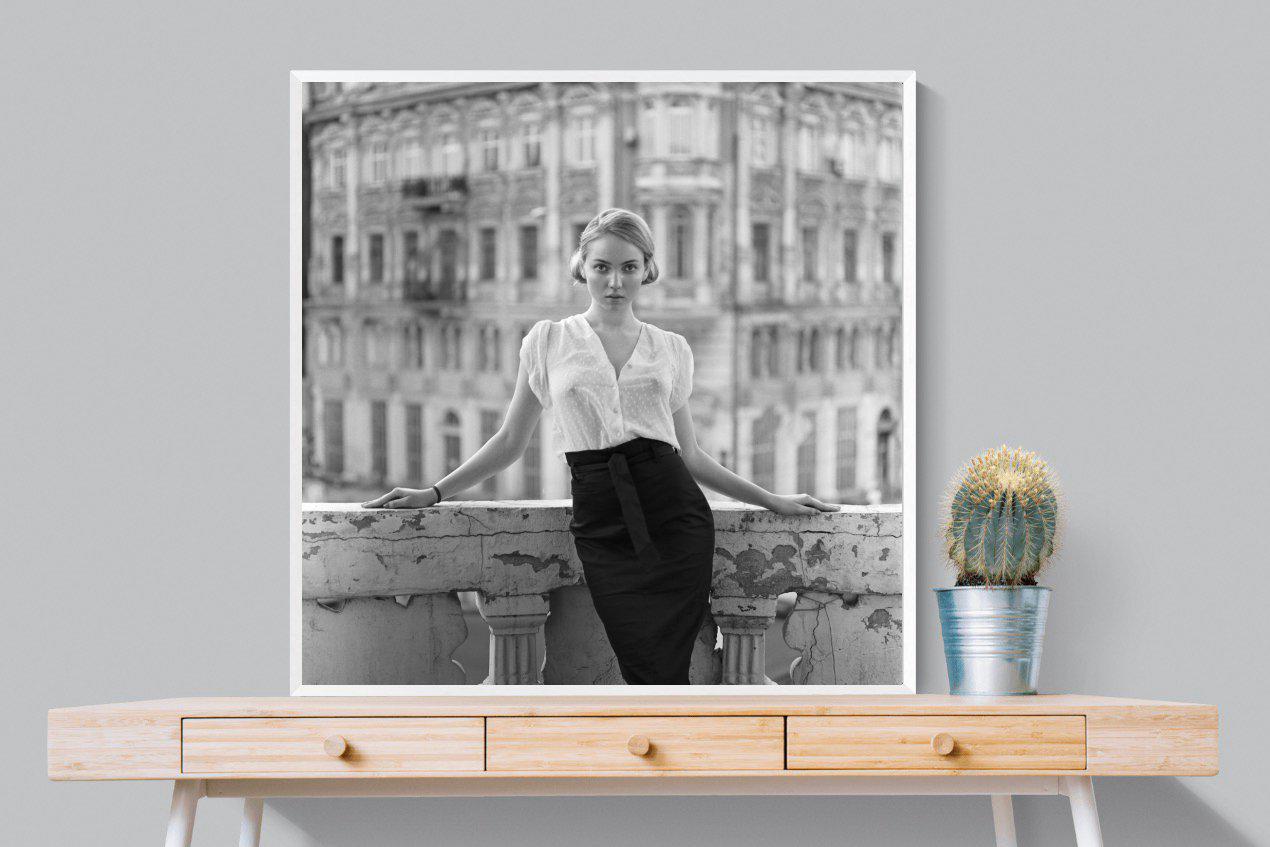 Elegance-Wall_Art-100 x 100cm-Mounted Canvas-White-Pixalot
