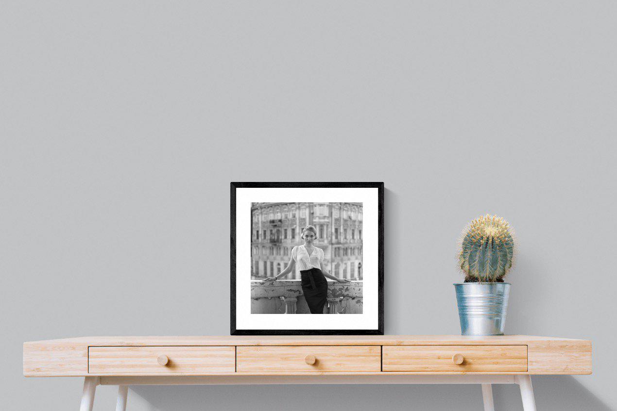 Elegance-Wall_Art-50 x 50cm-Framed Print-Black-Pixalot