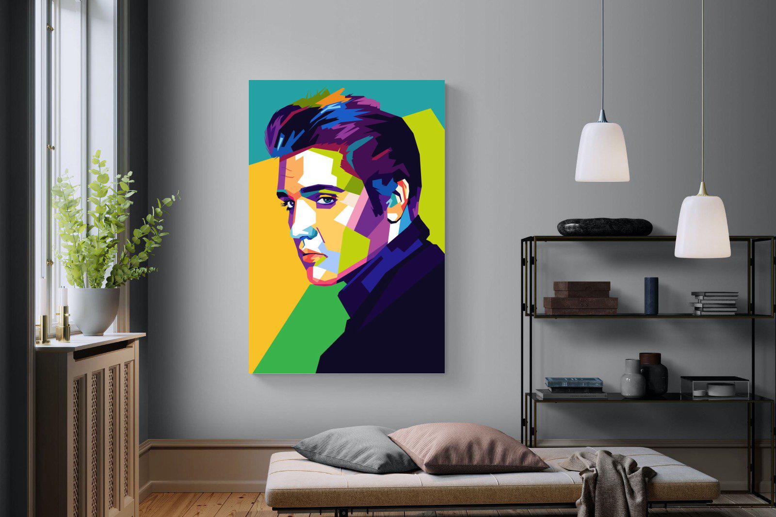 Elvis-Wall_Art-120 x 180cm-Mounted Canvas-No Frame-Pixalot