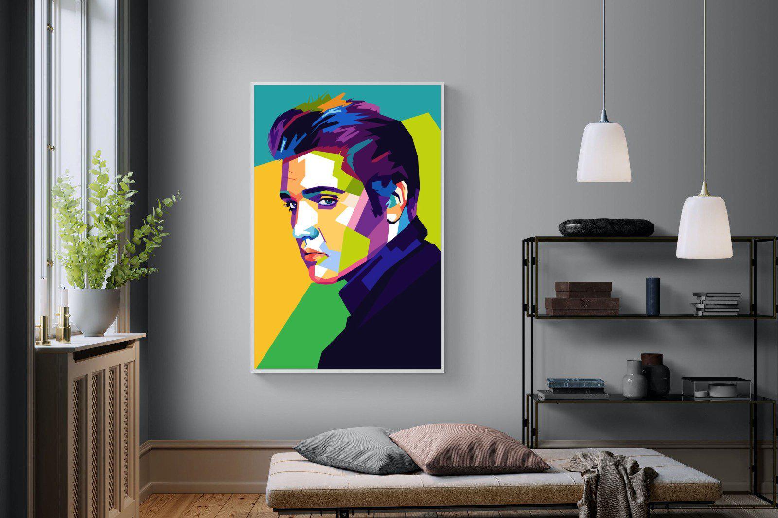 Elvis-Wall_Art-120 x 180cm-Mounted Canvas-White-Pixalot