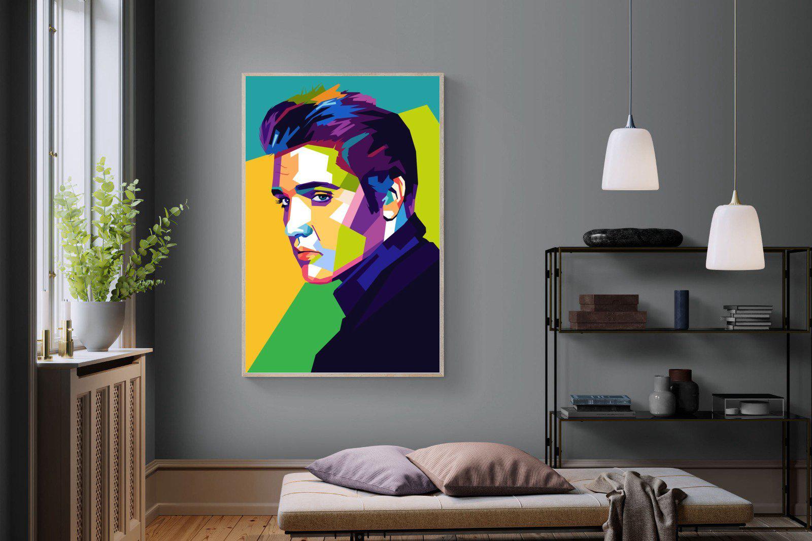 Elvis-Wall_Art-120 x 180cm-Mounted Canvas-Wood-Pixalot