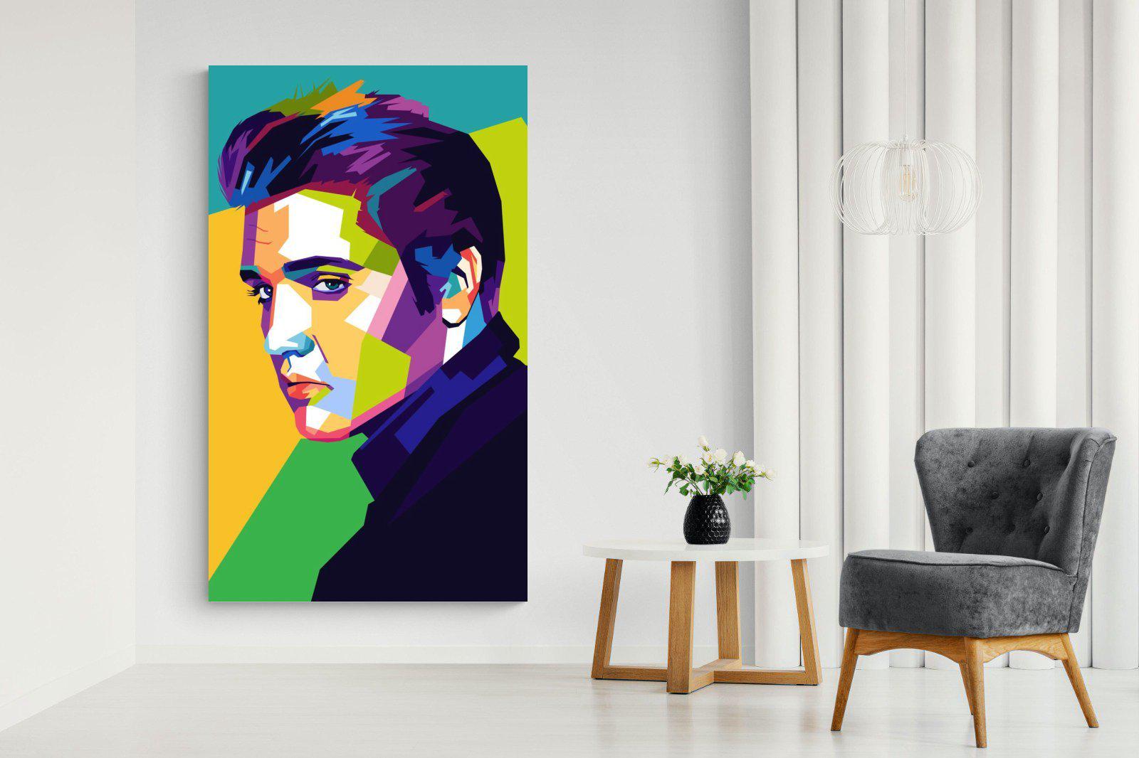Elvis-Wall_Art-130 x 220cm-Mounted Canvas-No Frame-Pixalot