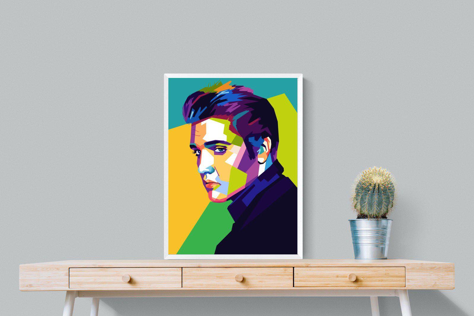 Elvis-Wall_Art-60 x 80cm-Mounted Canvas-White-Pixalot