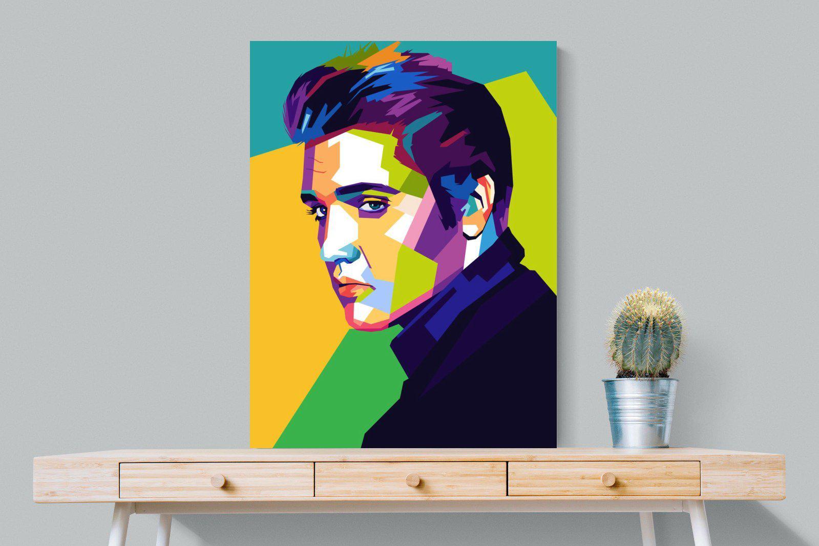 Elvis-Wall_Art-75 x 100cm-Mounted Canvas-No Frame-Pixalot