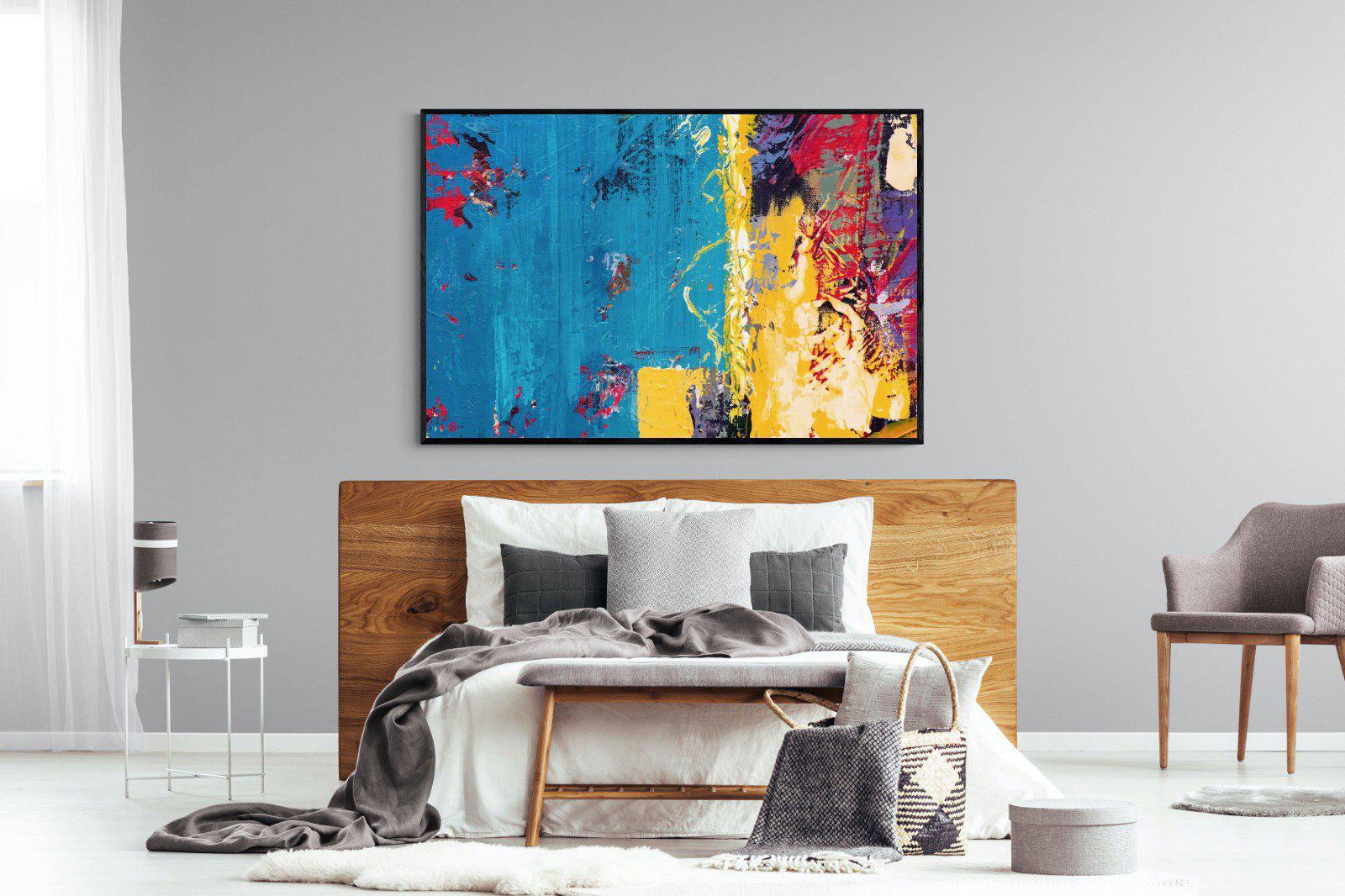 Emotions-Wall_Art-150 x 100cm-Mounted Canvas-Black-Pixalot