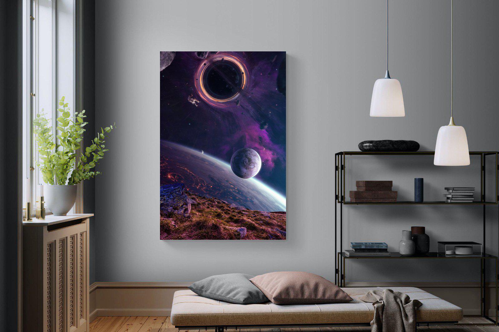 Escape From Earth-Wall_Art-120 x 180cm-Mounted Canvas-No Frame-Pixalot
