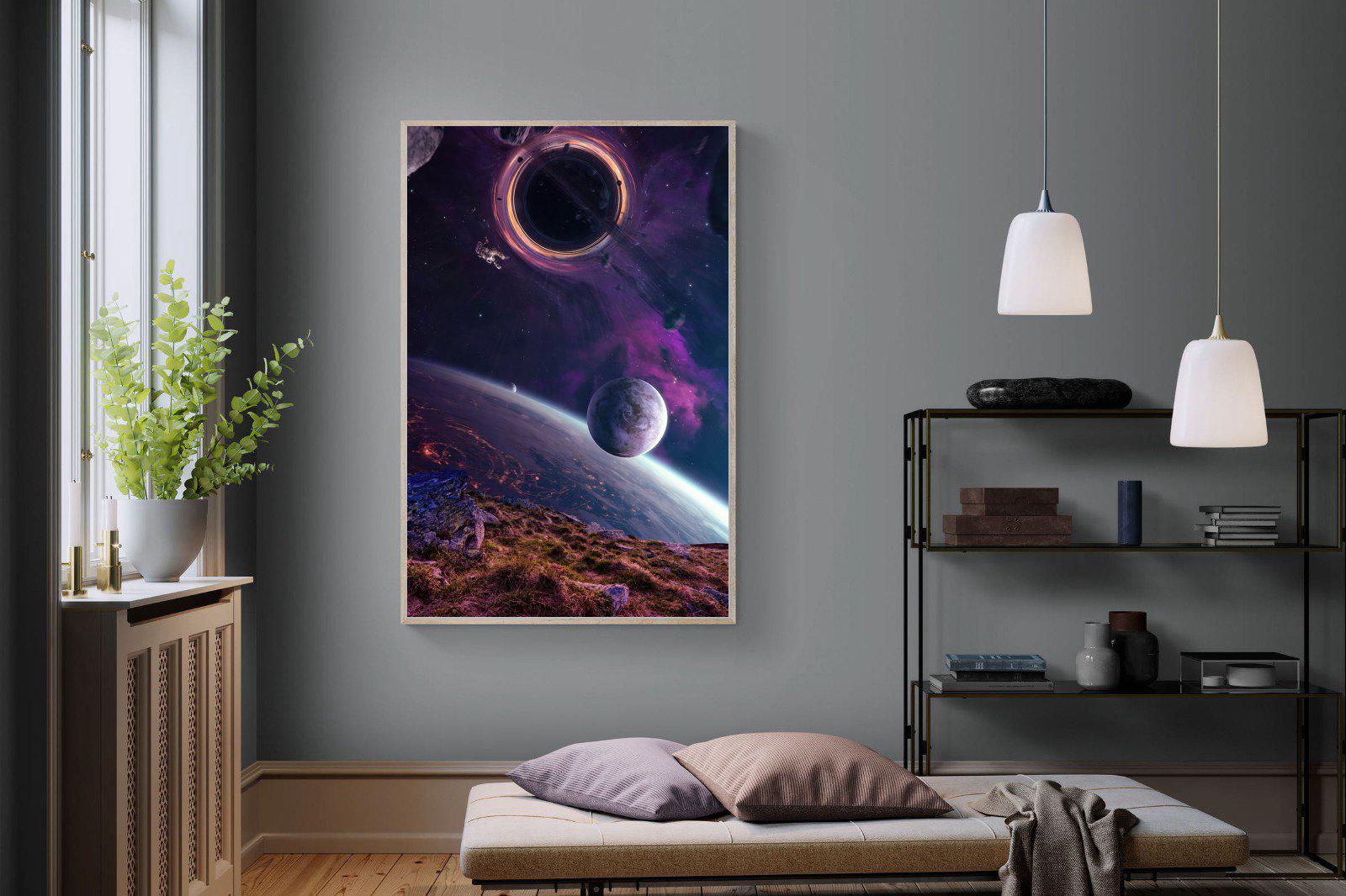 Escape From Earth-Wall_Art-120 x 180cm-Mounted Canvas-Wood-Pixalot