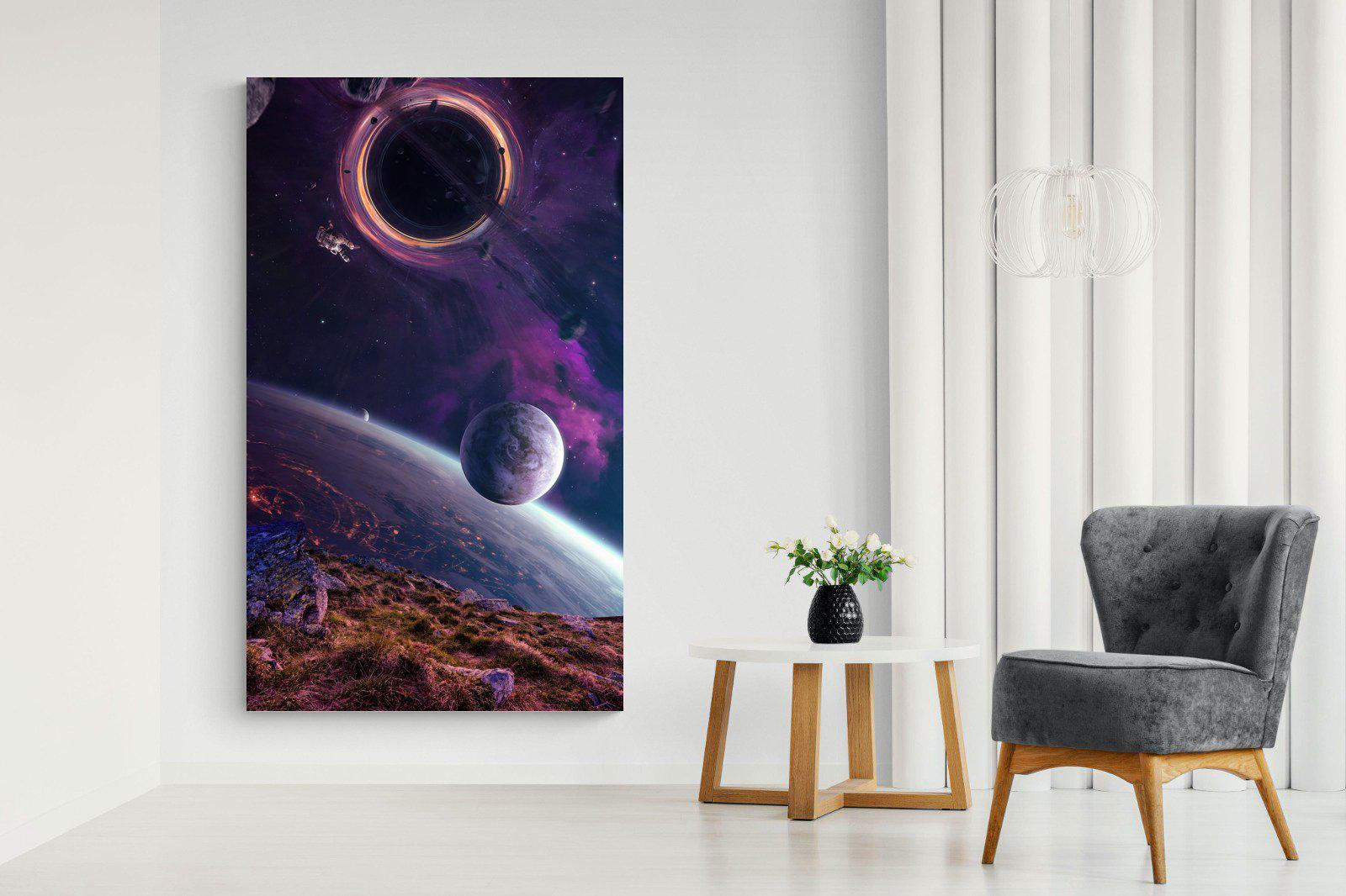 Escape From Earth-Wall_Art-130 x 220cm-Mounted Canvas-No Frame-Pixalot