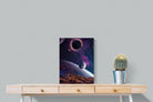 Escape From Earth-Wall_Art-45 x 60cm-Mounted Canvas-No Frame-Pixalot