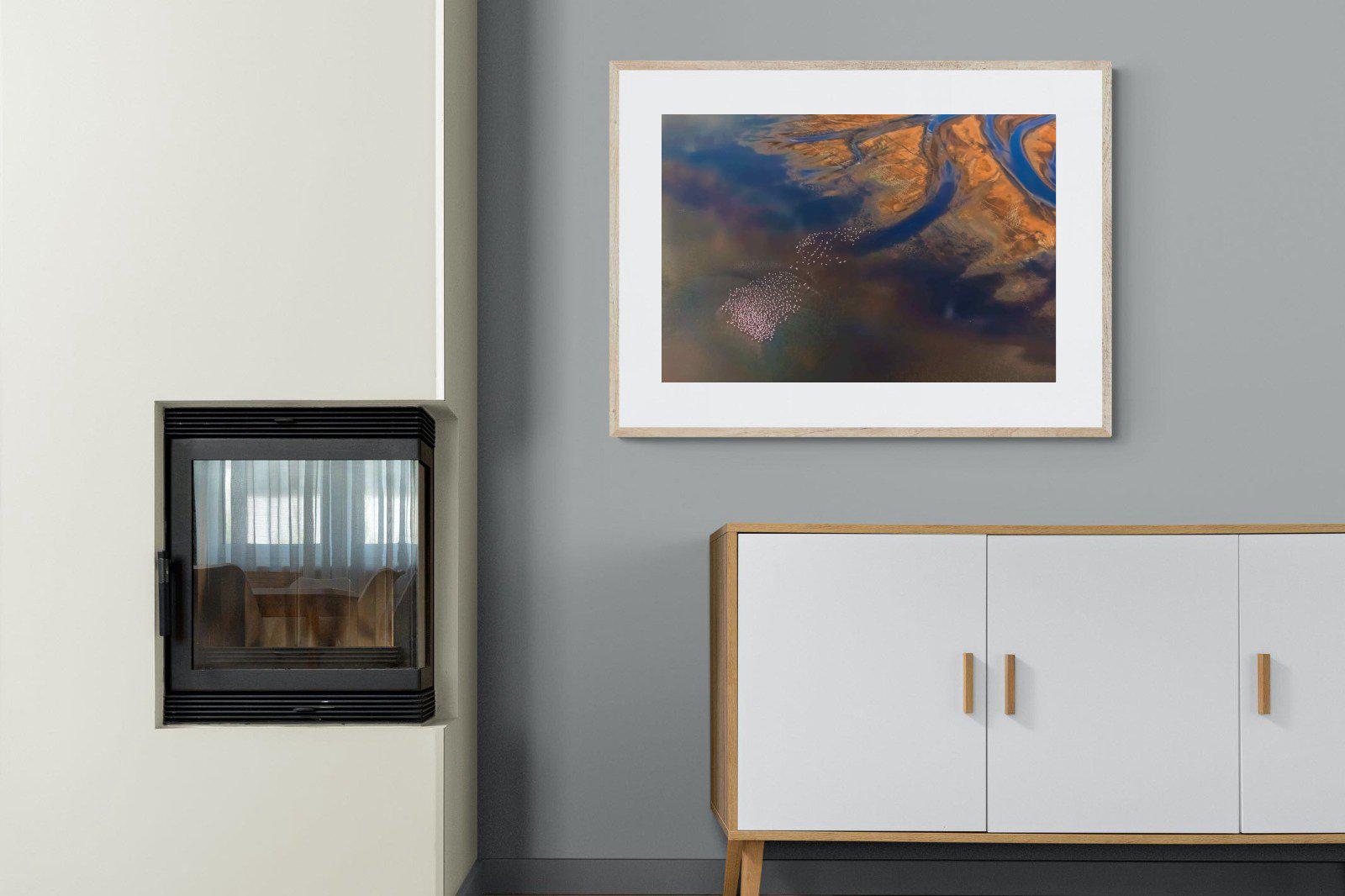 Estuary-Wall_Art-100 x 75cm-Framed Print-Wood-Pixalot