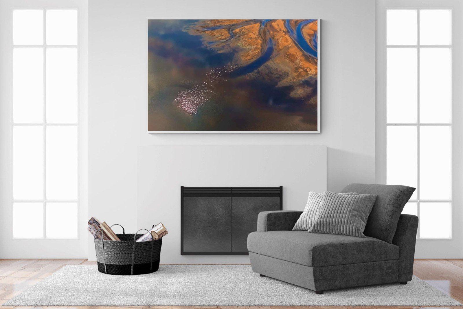 Estuary-Wall_Art-150 x 100cm-Mounted Canvas-White-Pixalot