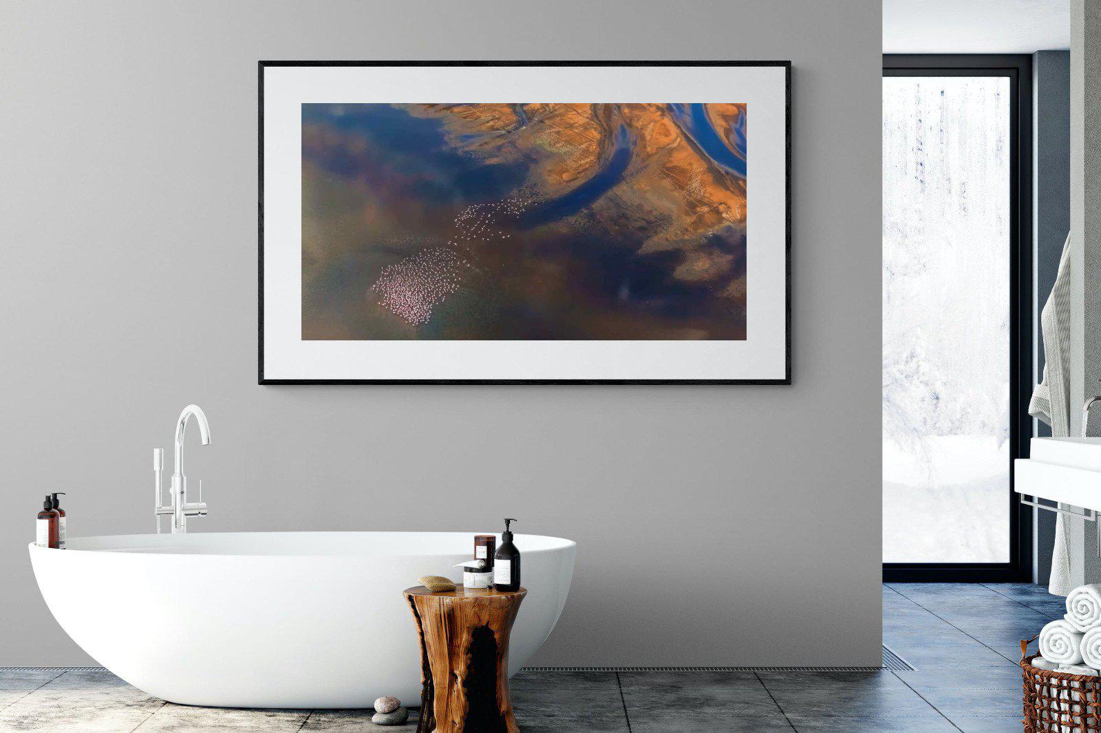 Estuary-Wall_Art-180 x 110cm-Framed Print-Black-Pixalot